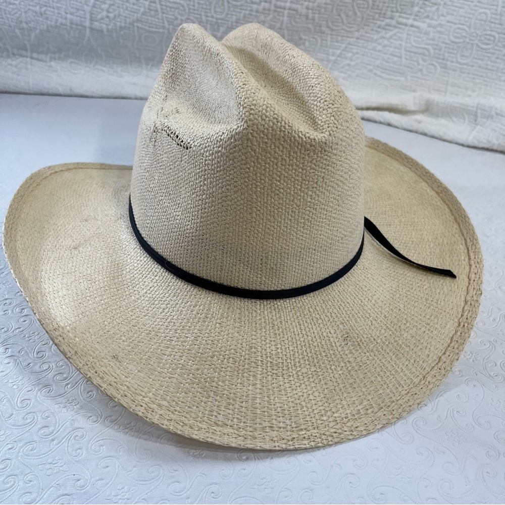 Scott Colburn Saddlery Vintage Western Cowboy Hat Genuine Bangora Size 7 3/8 - Picture 11 of 16